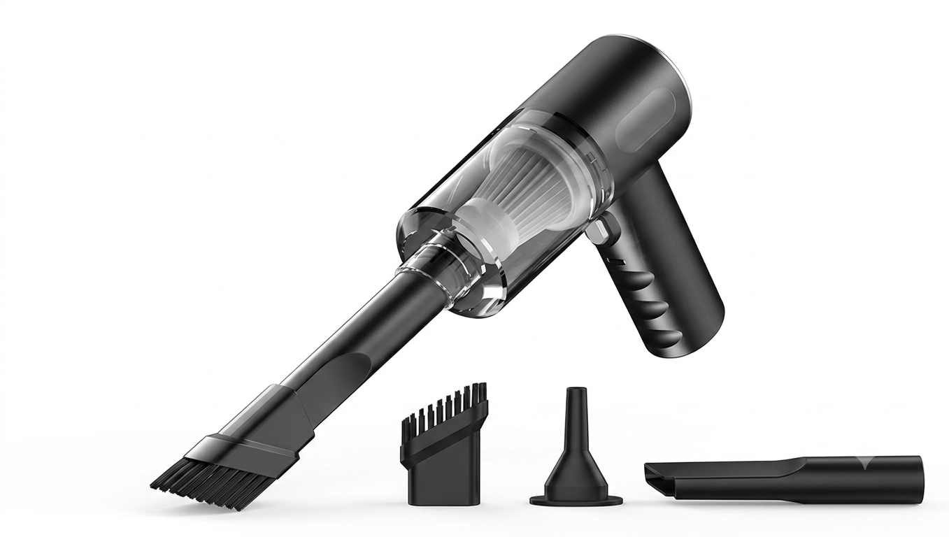 DriveSupply™ 3-in-1 Wireless Handheld Car Vacuum (2000mAh, Wet & Dry)