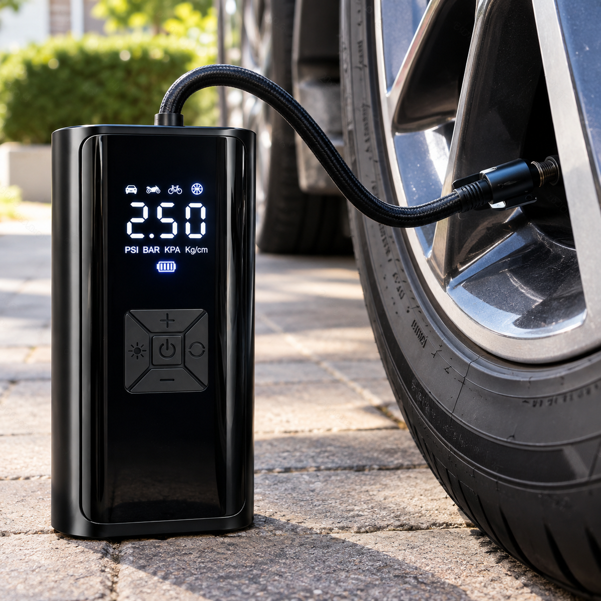 DriveSupply™ Portable Mini Air Compressor & Powerbank