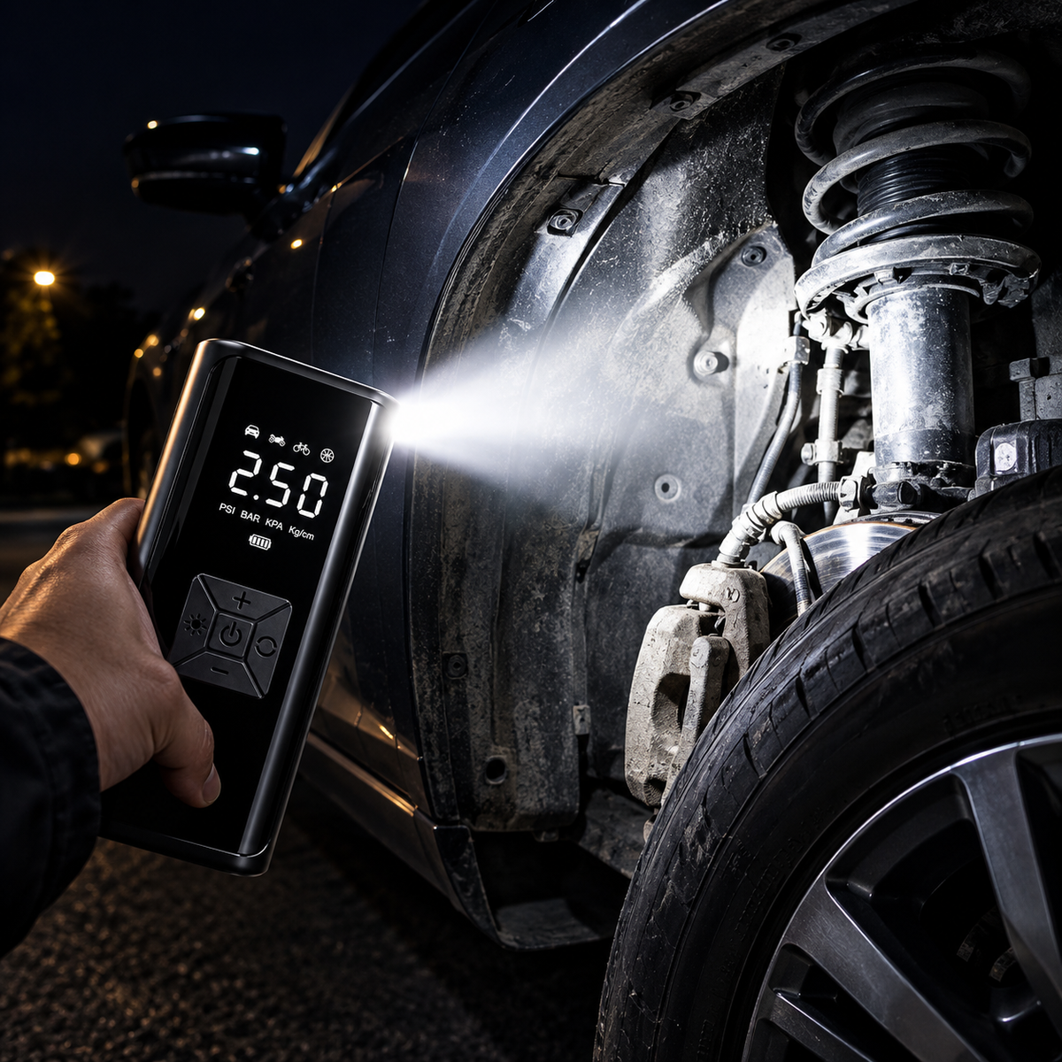 DriveSupply™ Portable Mini Air Compressor & Powerbank