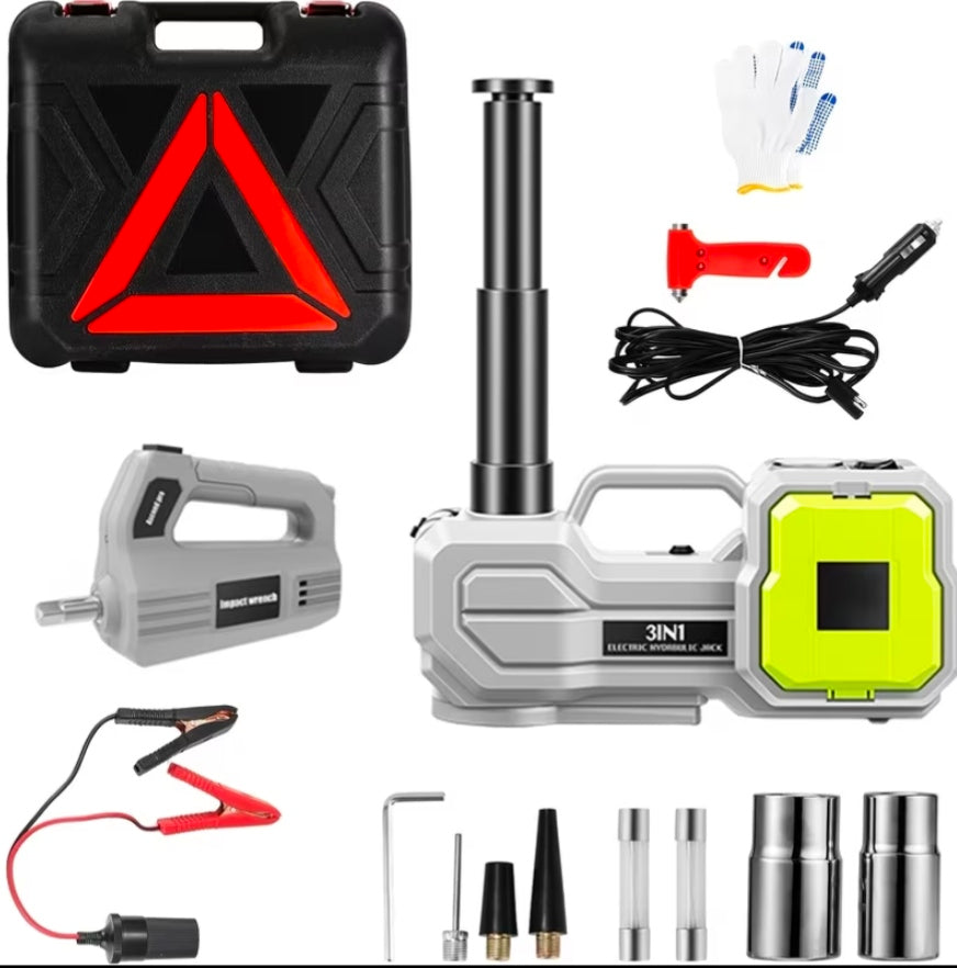 DriveSupply™ 5-Ton All-in-One Electric Hydraulic Jack & Impact Wrench Kit