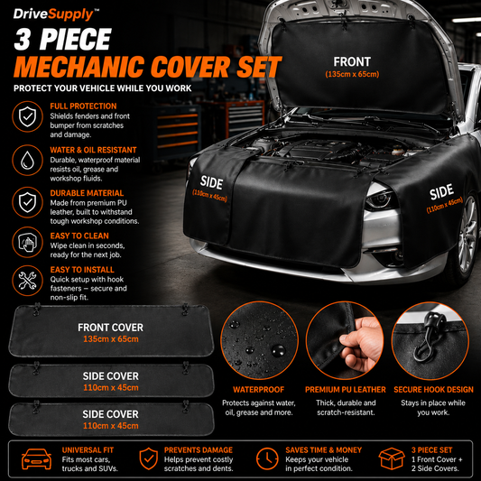 DriveSupply™ 3-Piece Mechanic Cover Set