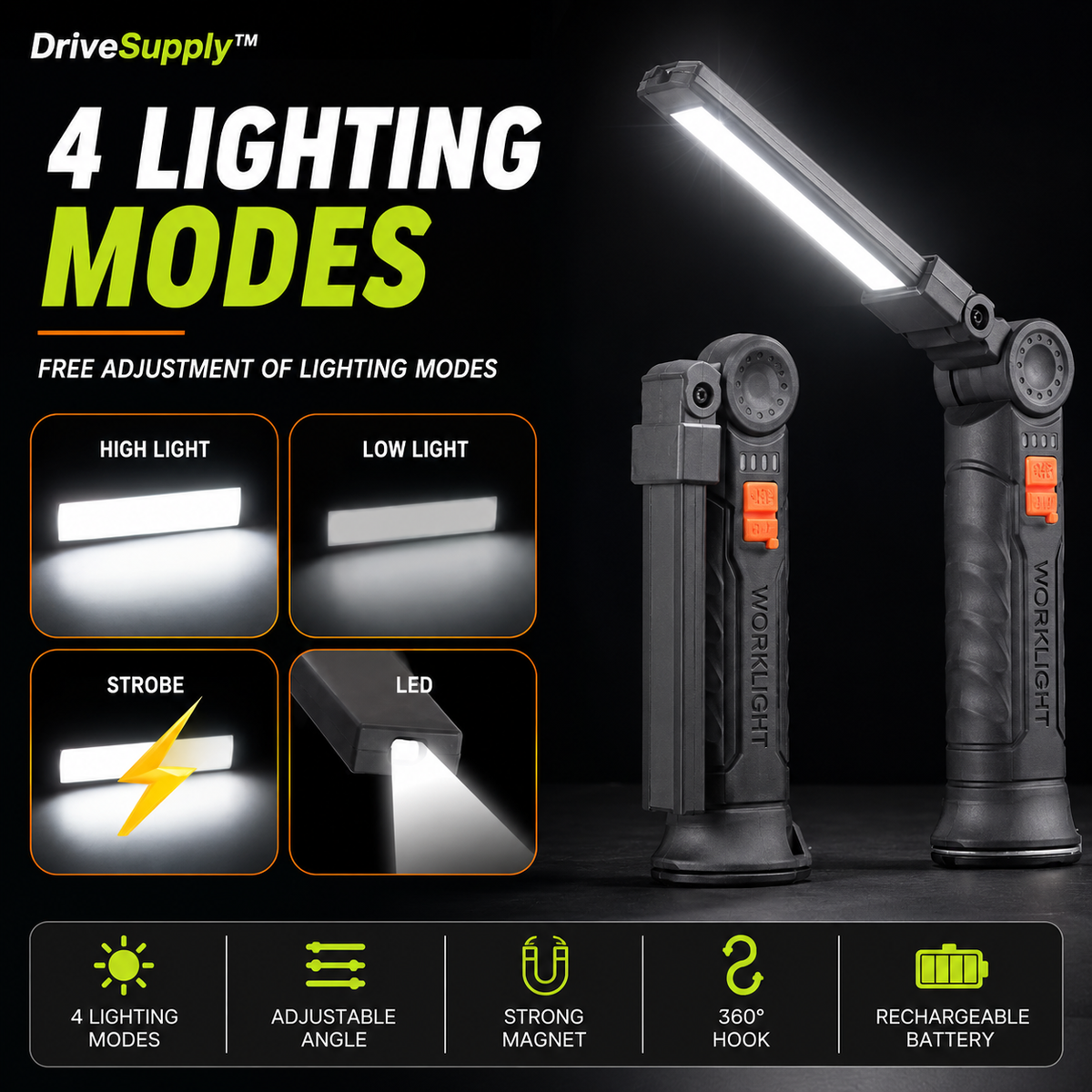 DriveSupply™ Multi-Function LED Light Combo